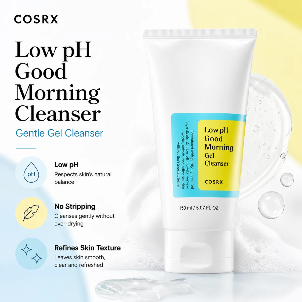 Home 11 COSRX Low pH Good Morning Cleanser