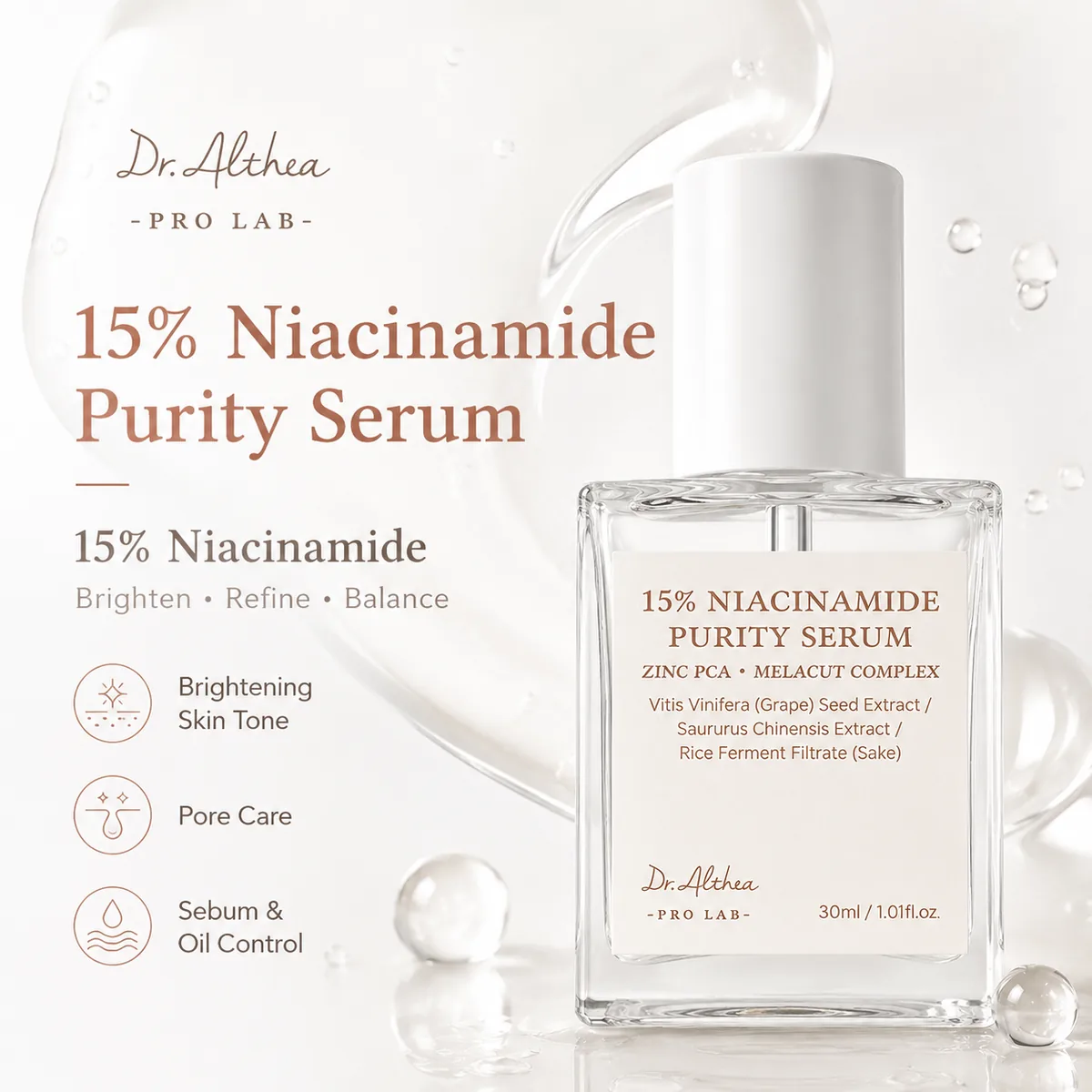 Home 13 Dr Althea 15% Niacinamide Purity Serum
